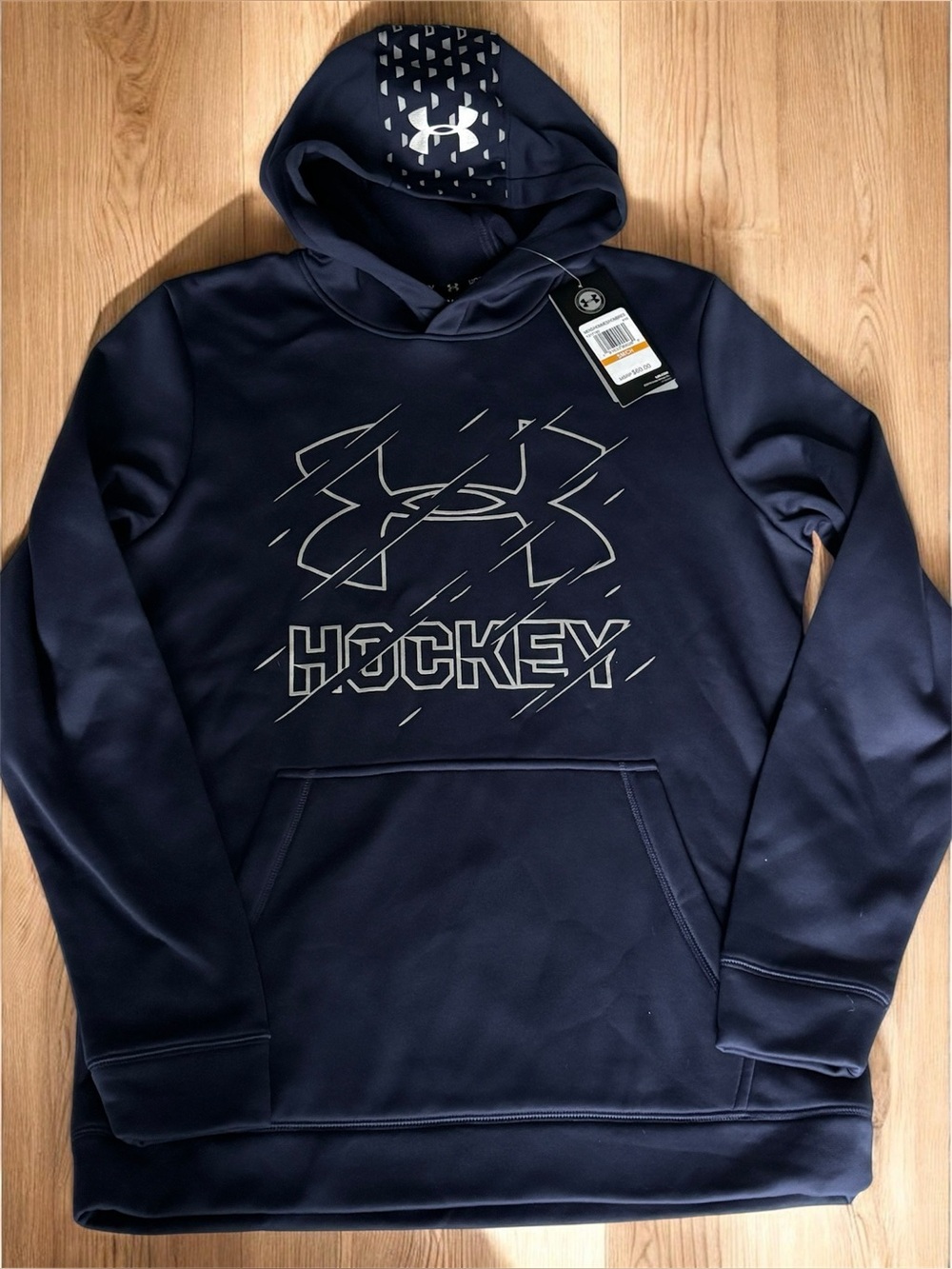 NWT! Under Armour Men’s Navy Hockey Hoodie Size Small